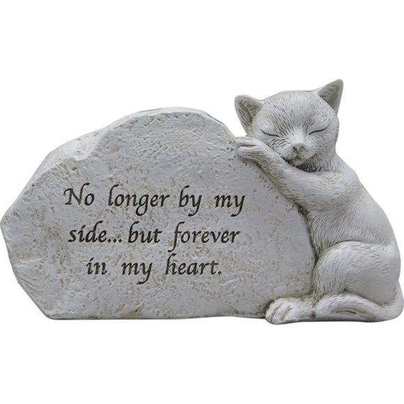 Cat Memorial Plaque "No Longer by My Side but forever in my heart"-BNI - Picture 1 of 1